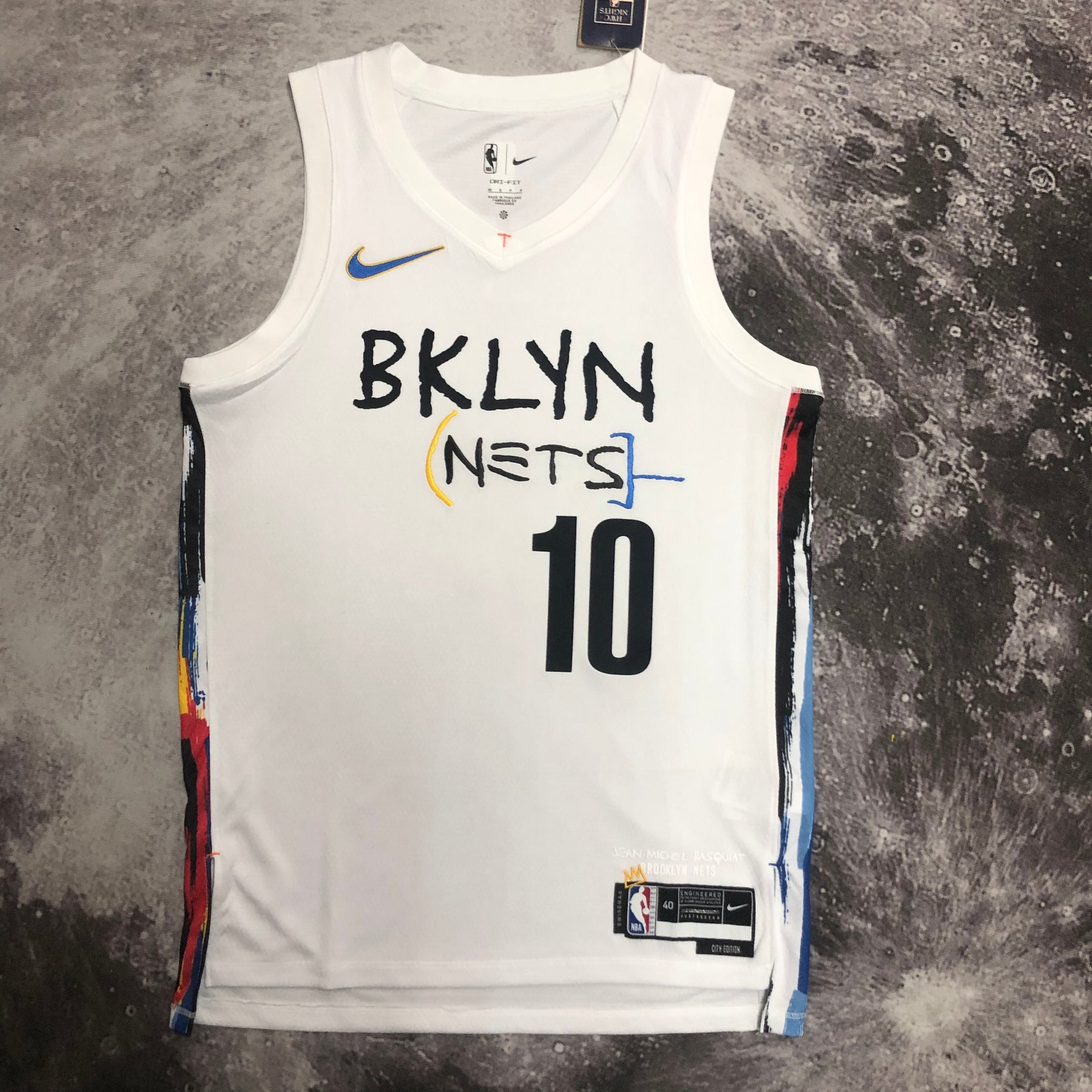 Regata NBA Brooklyn Nets Nike 2022/23 - Branca Swingman City Edition - Masculina