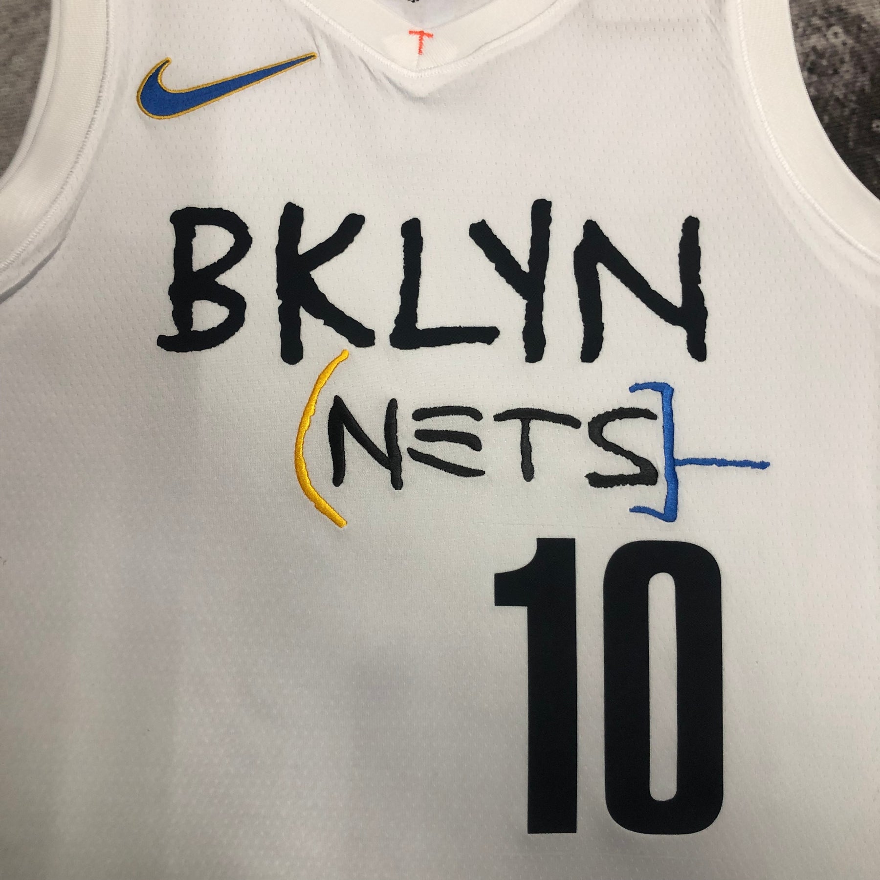 Regata NBA Brooklyn Nets Nike 2022/23 - Branca Swingman City Edition - Masculina