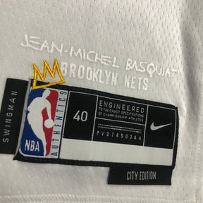 Regata NBA Brooklyn Nets Nike 2022/23 - Branca Swingman City Edition - Masculina