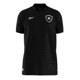 Camisa Botafogo II 23/24 s/n° Torcedor Reebok Masculina - Preto+Cinza