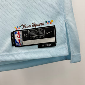 Regata NBA San Antonio Spurs Nike Light Blue 2024/25 City Edition - Masculina