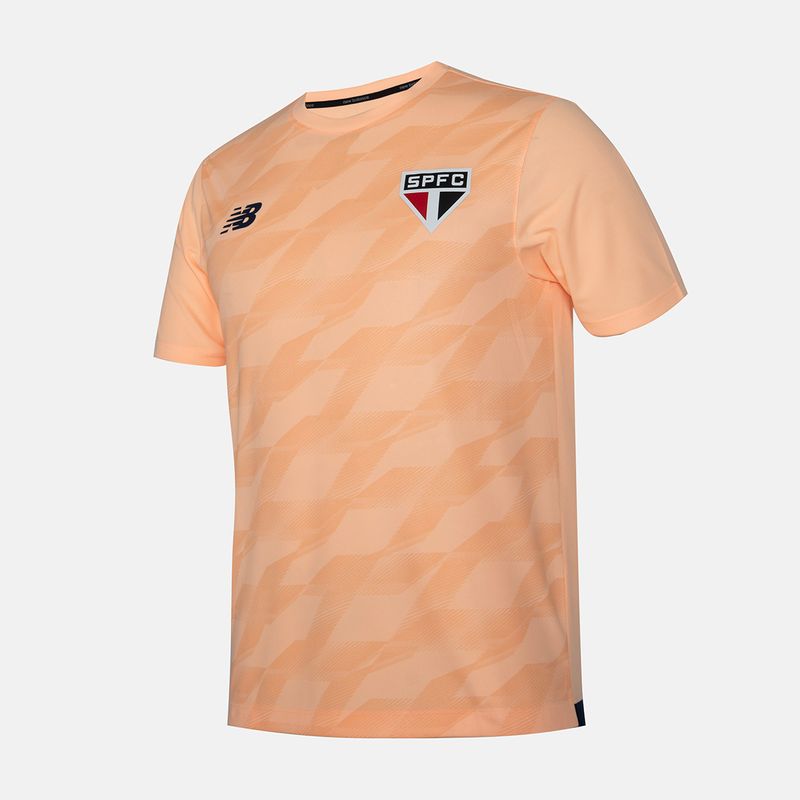 Camisa São Paulo 24/25 s/n° Treino New Balance Masculina - Laranja