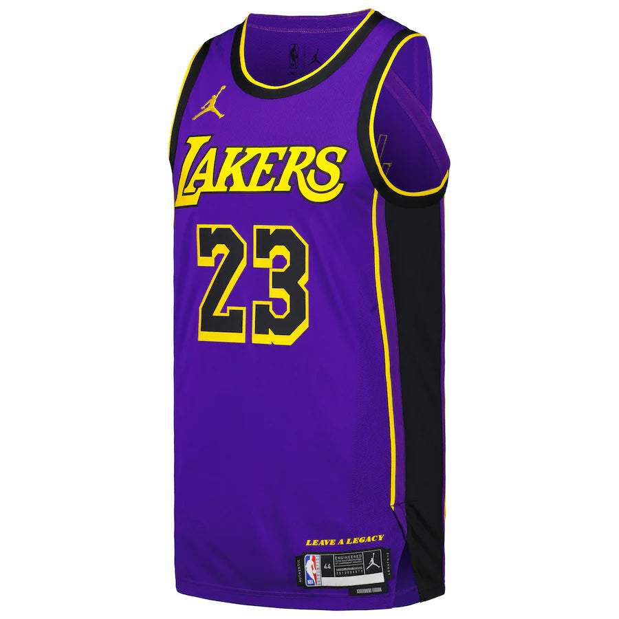 Regata NBA Los Angeles Lakers Jordan Statement Edition Swingmam  - Roxo - Masculina