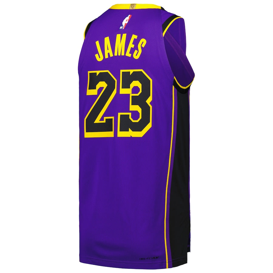 Regata NBA Los Angeles Lakers Jordan Statement Edition Swingmam  - Roxo - Masculina
