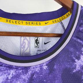 Regata NBA Los Angeles Lakers LeBron James Nike Purple Select Séries Swingmam - Masculina