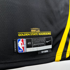 Regata NBA  Golden State Warriors Stephen Curry Nike Preta 2023/24 Swingman Jersey - City Edition - Masculina