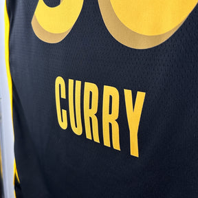 Regata NBA  Golden State Warriors Stephen Curry Nike Preta 2023/24 Swingman Jersey - City Edition - Masculina