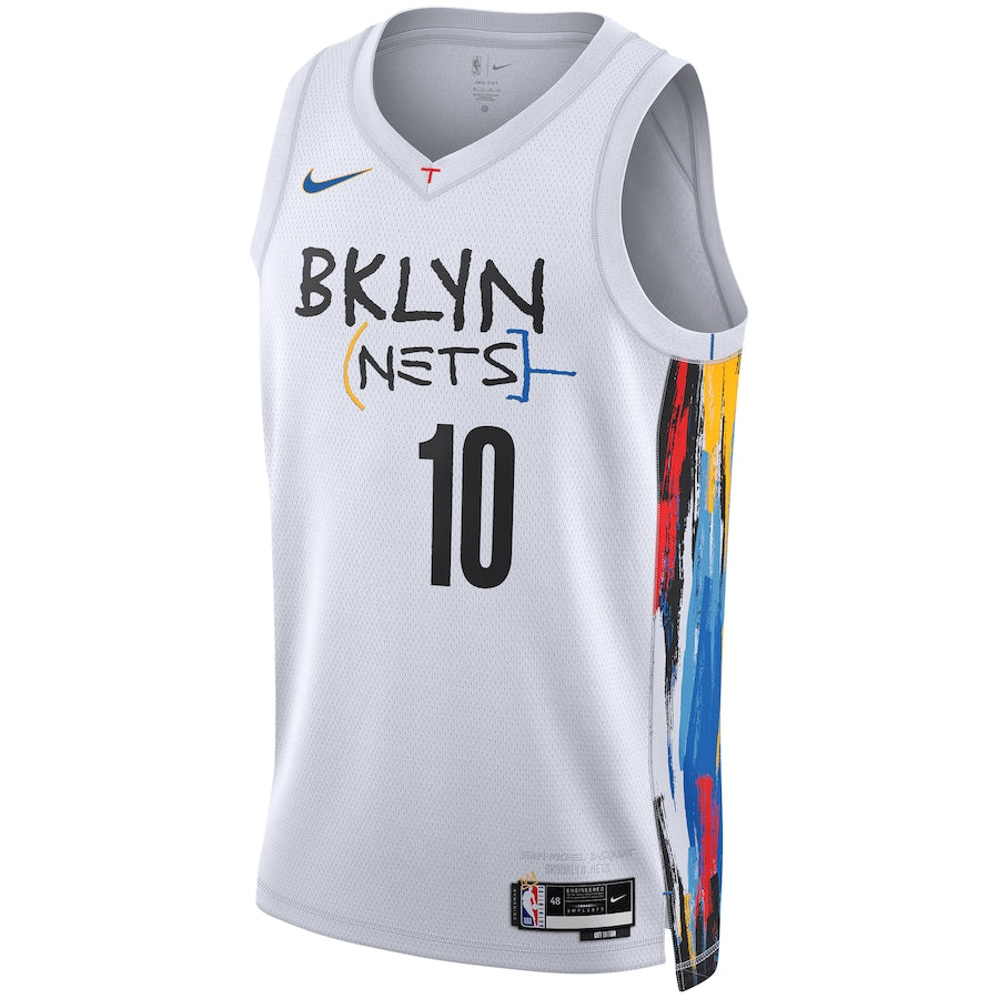 Regata NBA Brooklyn Nets Nike 2022/23 - Branca Swingman City Edition - Masculina