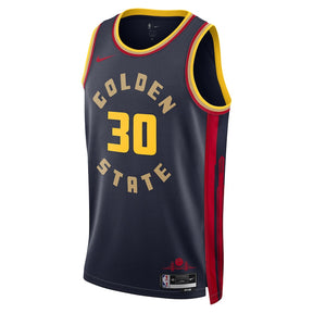 Regata NBA Golden State Warriors Stephen Curry 2024/25 Azul marinho - Edition City - Masculina