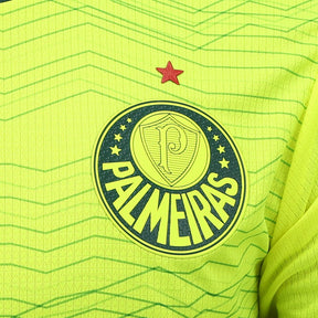 Camisa Palmeiras III 23/24 s/n° Torcedor Puma Masculina - Amarelo Fluorescente