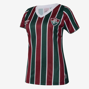 Camisa Fluminense I 24/25 s/n° Torcedor Umbro Feminina - Verde+Vinho