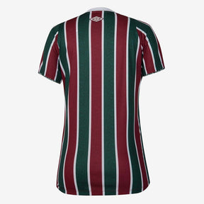 Camisa Fluminense I 24/25 s/n° Torcedor Umbro Feminina - Verde+Vinho