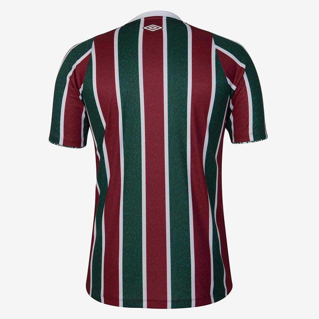 Camisa Fluminense I 24/25 s/n° Torcedor Umbro Masculina - Verde+Vinho