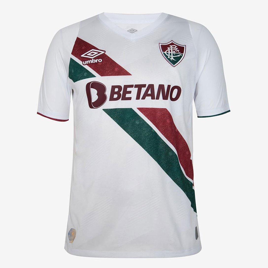 Camisa Fluminense II 24/25 s/n° Torcedor Umbro Masculina - Branco+Verde