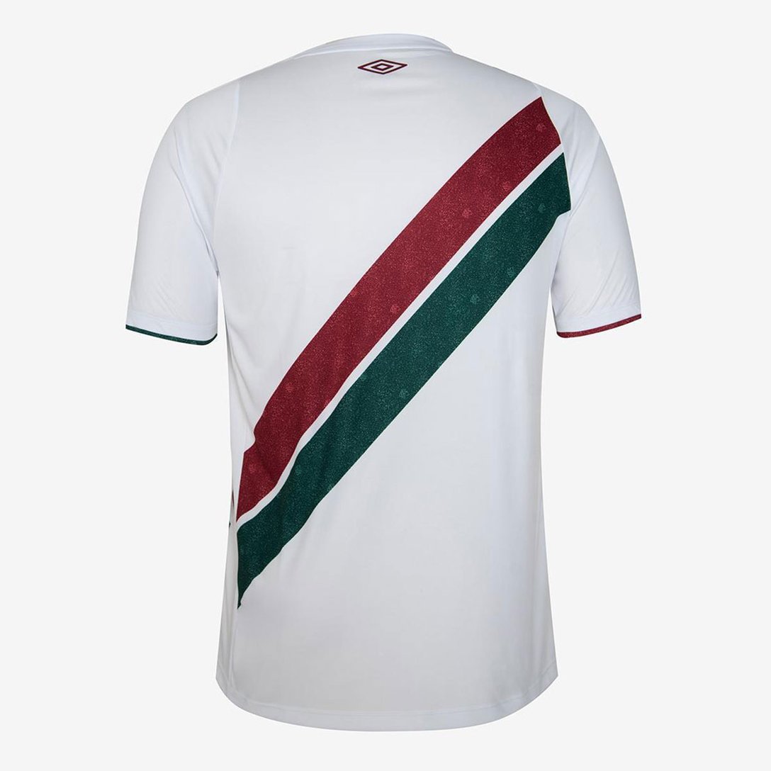 Camisa Fluminense II 24/25 s/n° Torcedor Umbro Masculina - Branco+Verde