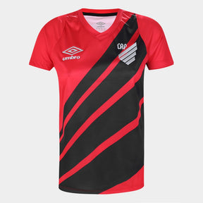 Camisa Athletico Paranaense I 24/25 s/n° Torcedor Umbro Masculina - Vermelho+Preto