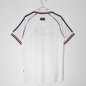 Camisa Seleção França 1998/99 Adidas - Versão Retrô - Branca - Masculina