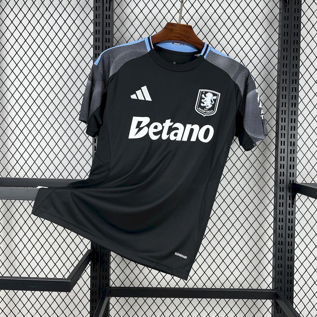 Camisa Aston Villa Il Adidas 25/26 Torcedor Masculina - Preto