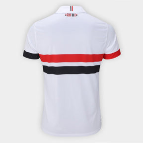 Camisa São Paulo I 24/25 s/n° Torcedor New Balance Masculina - Branco+Vermelho