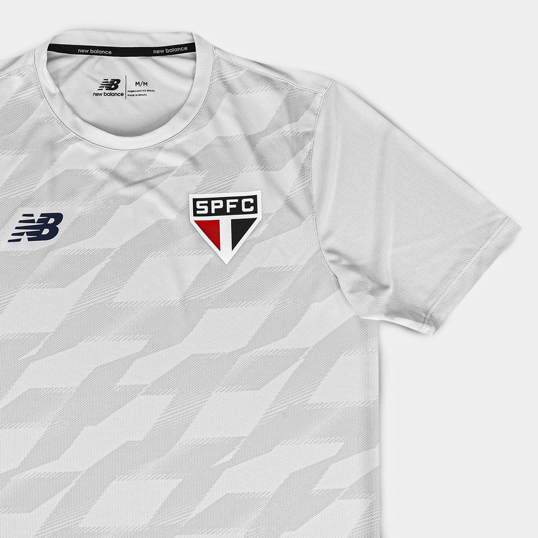 Camisa São Paulo 24/25 s/n° Treino New Balance Masculina - Cinza Claro