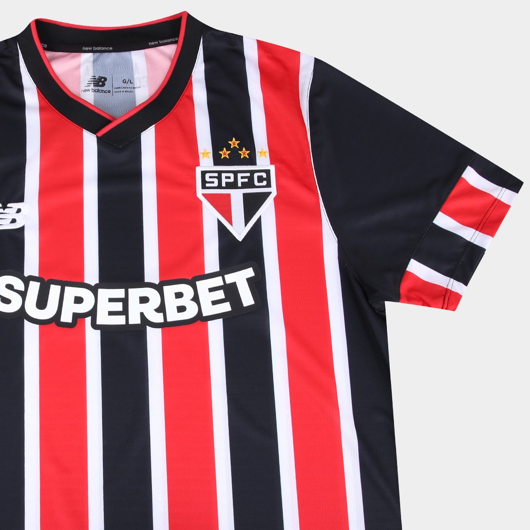 Camisa São Paulo II Masculina 24/25 (Todos os Patrocinadores)