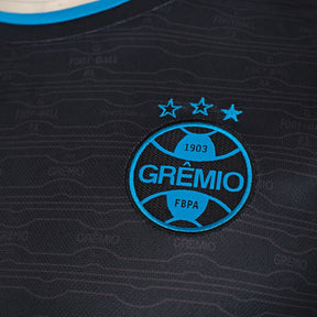 Camisa Grêmio III 23/24 s/n° Torcedor Umbro Masculina - Preto+Azul