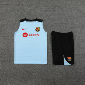 Kit de Treino Barcelona Nike 24/25 Camisa e Bermuda