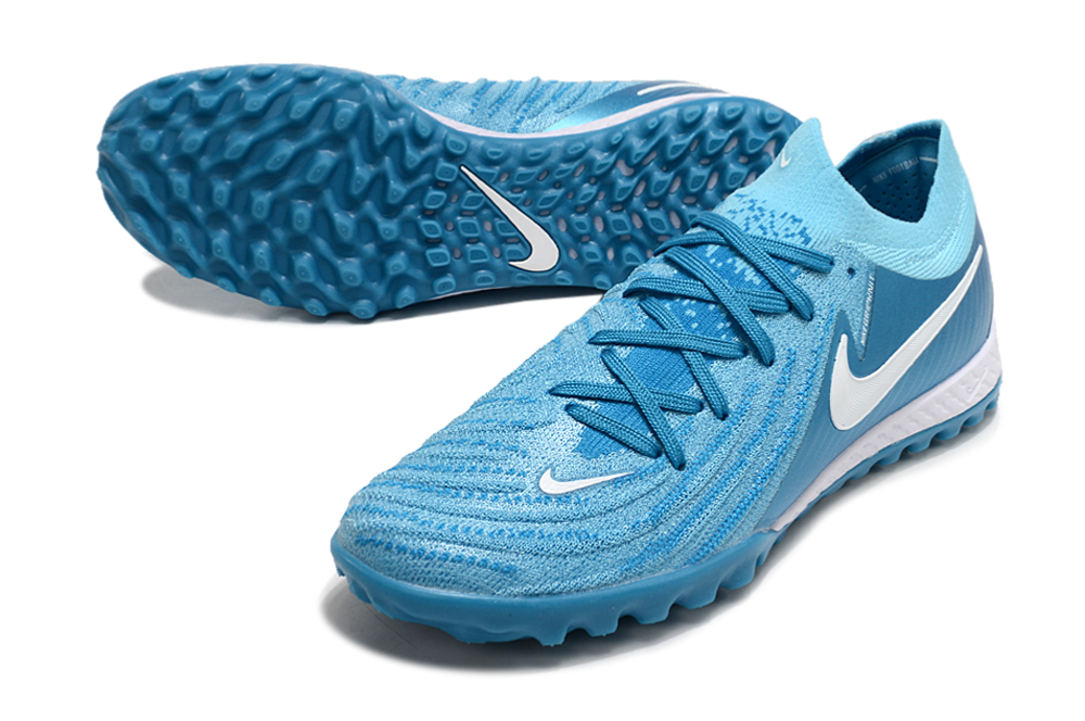 Chuteira Nike Phantom Luna Elite NU TF - Azul