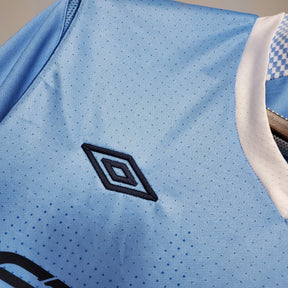 Camisa Manchester City I 11/12 - Masculino Retrô - Azul