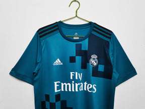 Camisa Real  Madrid 2017/18 - Versão Retrô Masculino - Azul