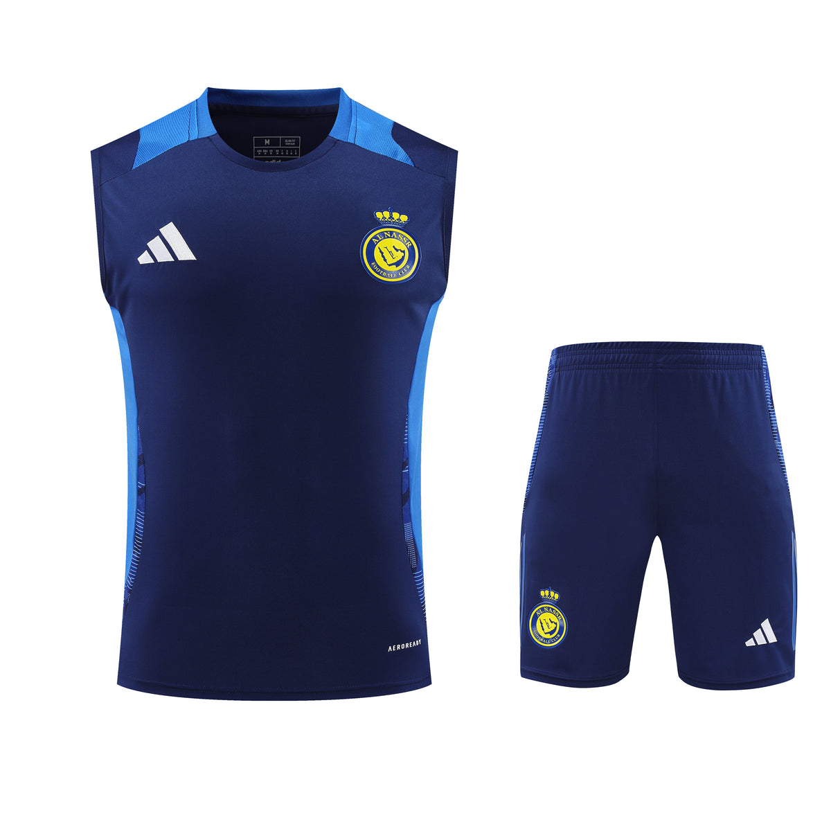 Kit de Treino All-Nassr Nike 24/25 Camisa e Bermuda - Azul