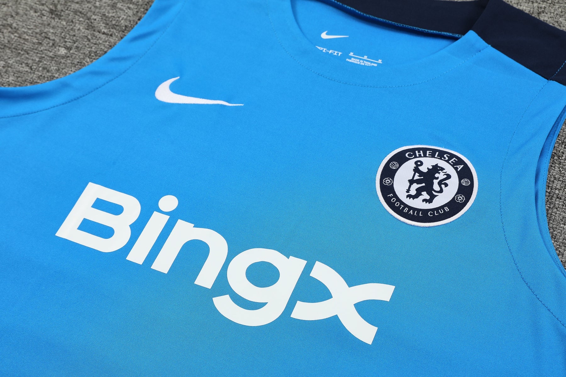 Kit de Treino Chelsea Nike 24/25 - Camisa e Bermuda Azul