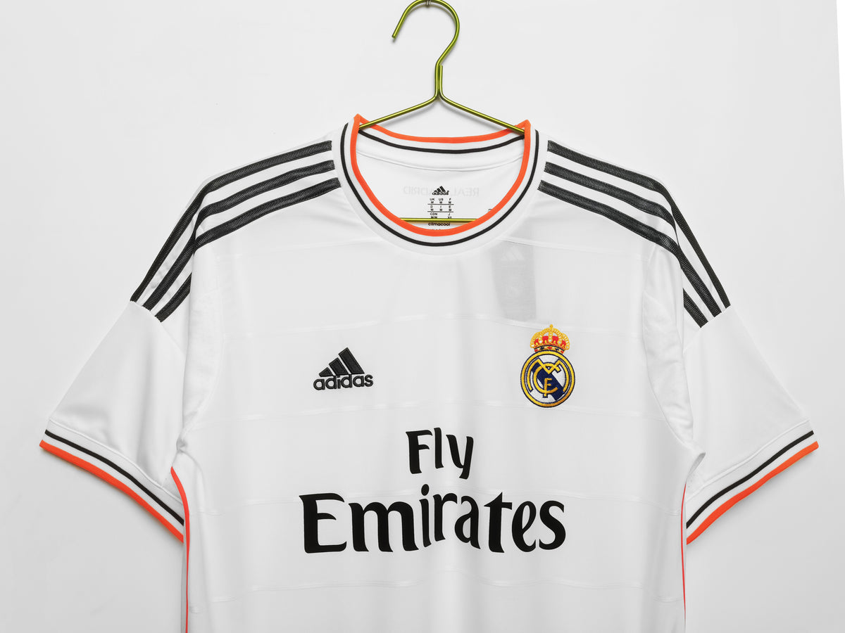 Camisa Real  Madrid 2013/14 - Versão Retrô Masculina - Branca