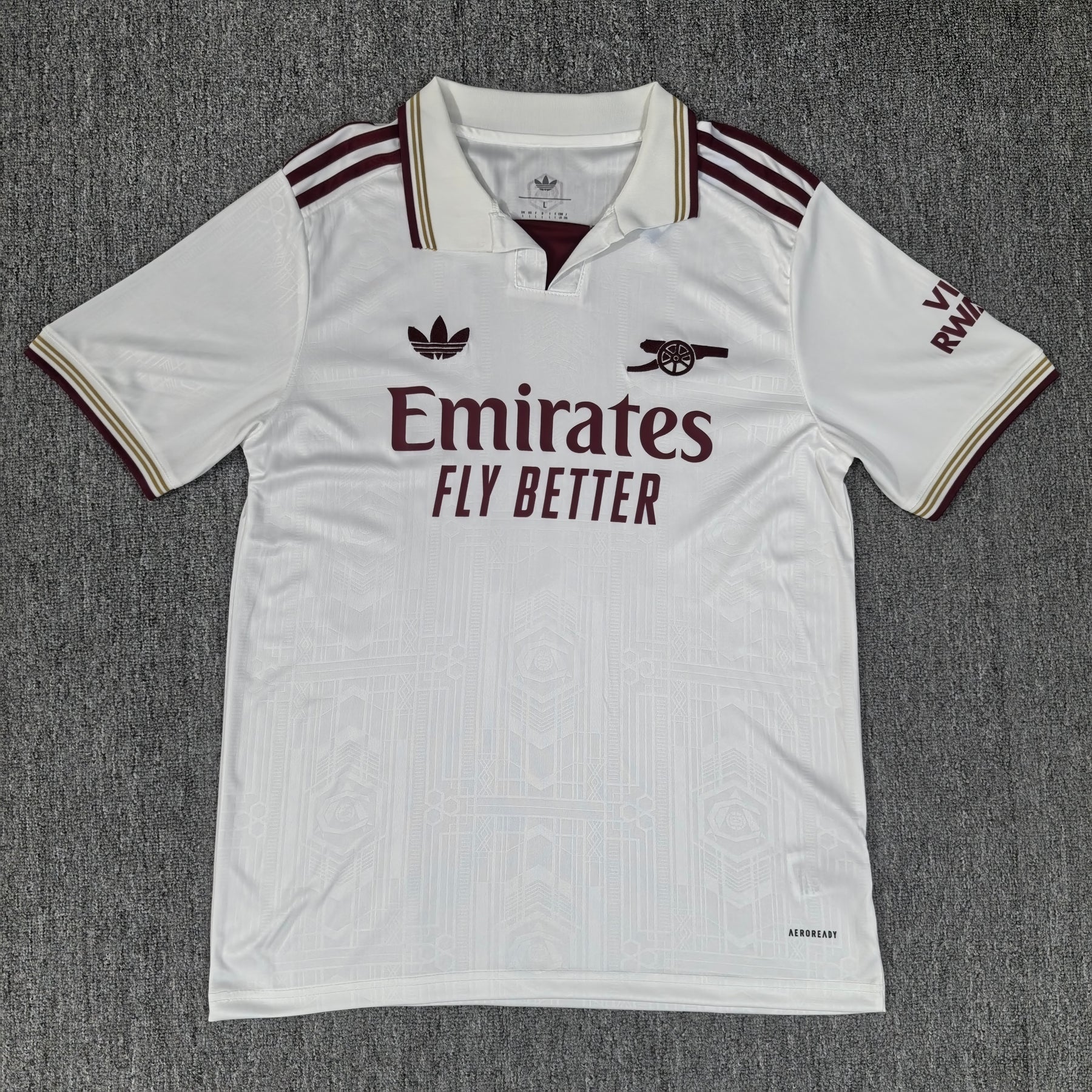Camisa Arsenal III 2025/26 Off-White - Adidas - Masculino Torcedor