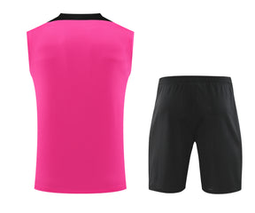 Kit de Treino Chelsea Nike 24/25 - Camisa e Bermuda-Rosa