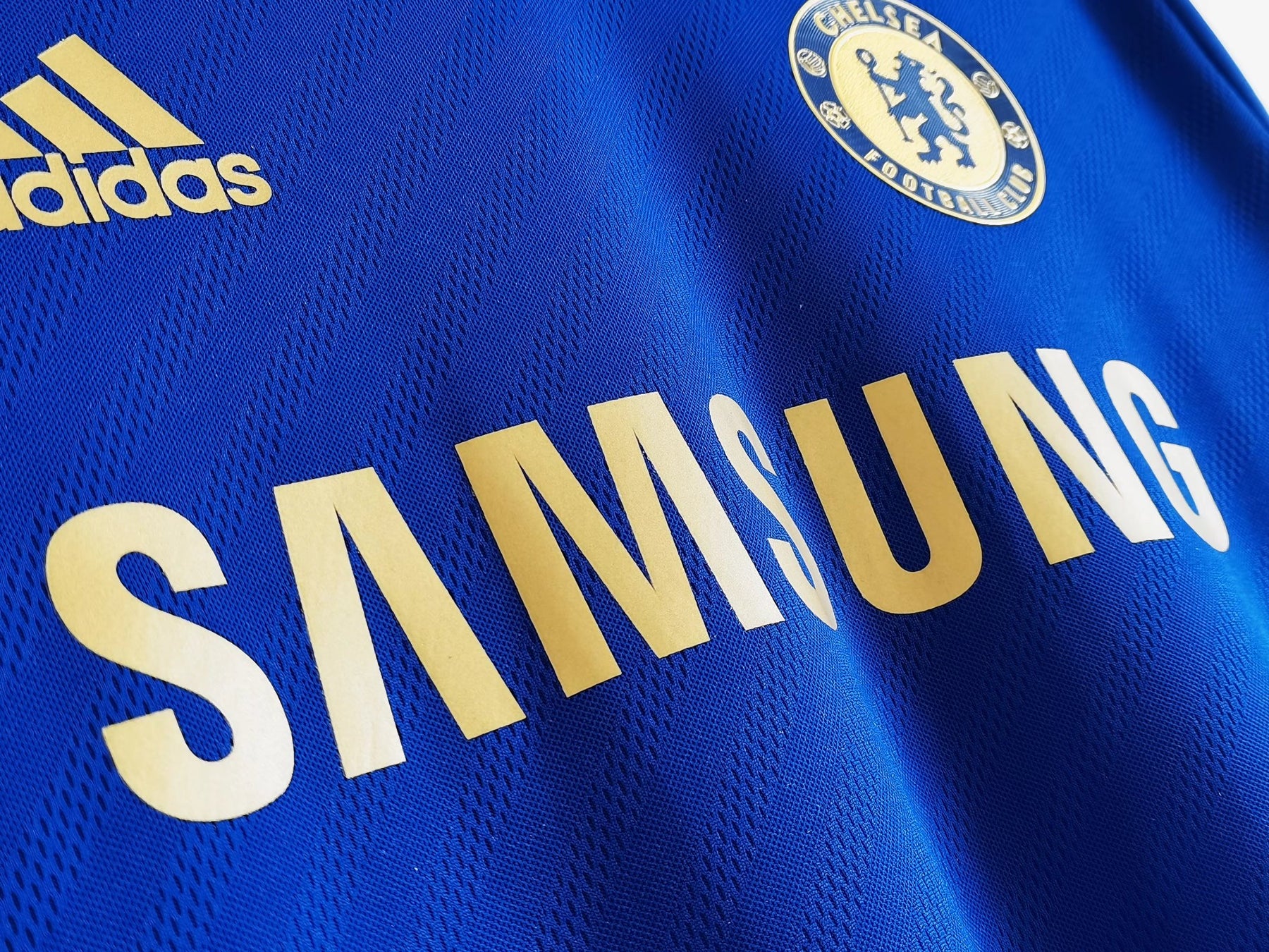 Camisa Chelsea Home 2012/13 Manga Longa - Versão Retrô Masculina - Azul