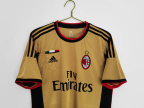 Camisa Ac Milan 2013/14 - Versão Retrô Masculino - Dourada