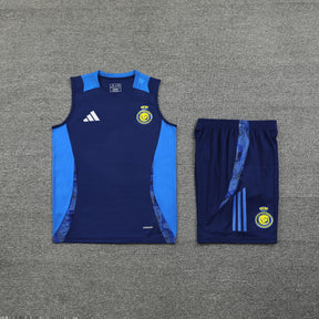 Kit de Treino All-Nassr Nike 24/25 Camisa e Bermuda - Azul