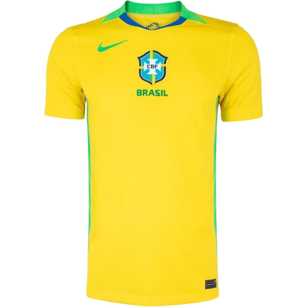 Camisa Seleção Brasil I 2025/26 - Masculina Nike Torcedor - Amarelo