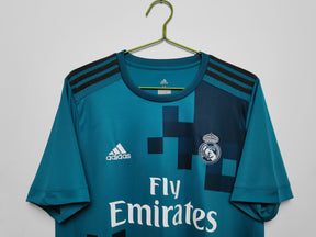 Camisa Real  Madrid 2017/18 - Versão Retrô Masculino - Azul