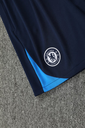 Kit de Treino Chelsea Nike 24/25 - Camisa e Bermuda Azul