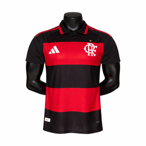 Camisa Flamengo I 26/27 s/n Jogador Adidas Masculina - Vermelho+Preto