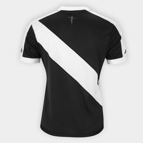 Camisa Vasco I 24/25 Jogador Kappa Feminina - Preto+Branco