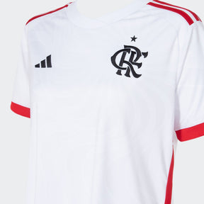 Camisa Flamengo II 24/25 s/n° Torcedor Adidas Feminina - Branco