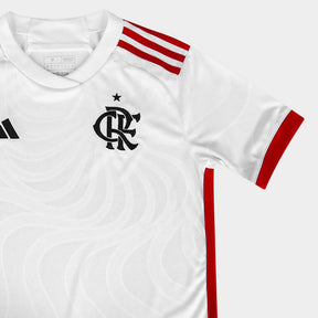 Camisa Flamengo II 24/25 s/n° Torcedor Adidas Feminina - Branco