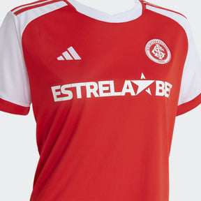 Camisa Internacional I 24/25 s/n° Torcedor Adidas Feminina - Vermelho+Branco