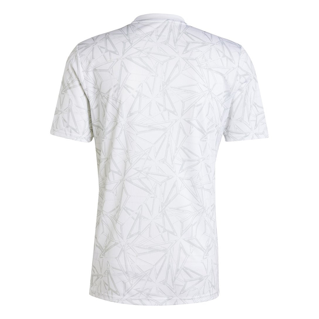 Camisa Real Madrid 24/25 Pré-jogo Adidas Masculina - Branco+Cinza