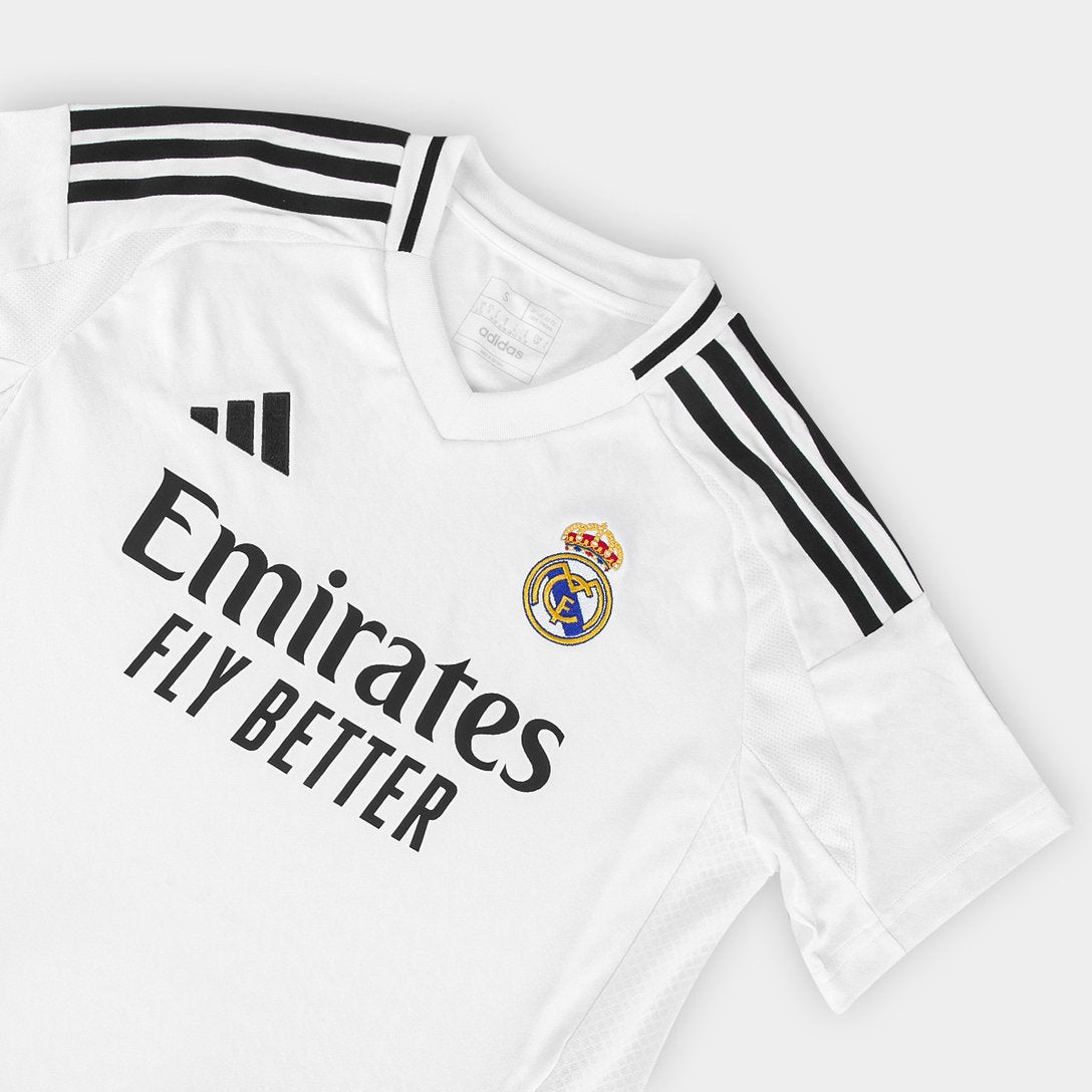 Camisa Real Madrid Home 24/25 s/n° Torcedor Adidas Feminina - Branco