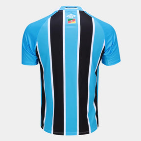 Camisa Grêmio l 25/26 Torcedor Umbro Masculina - Azul+Preto