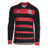 Camisa Flamengo I Manga Longa 24/25 Adidas - Vermelho